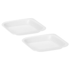 20 Pezzi Barche da Pesa a Forma di Rombo, 5ml Piccolo Dispenser di Polvere Monouso, Bianco