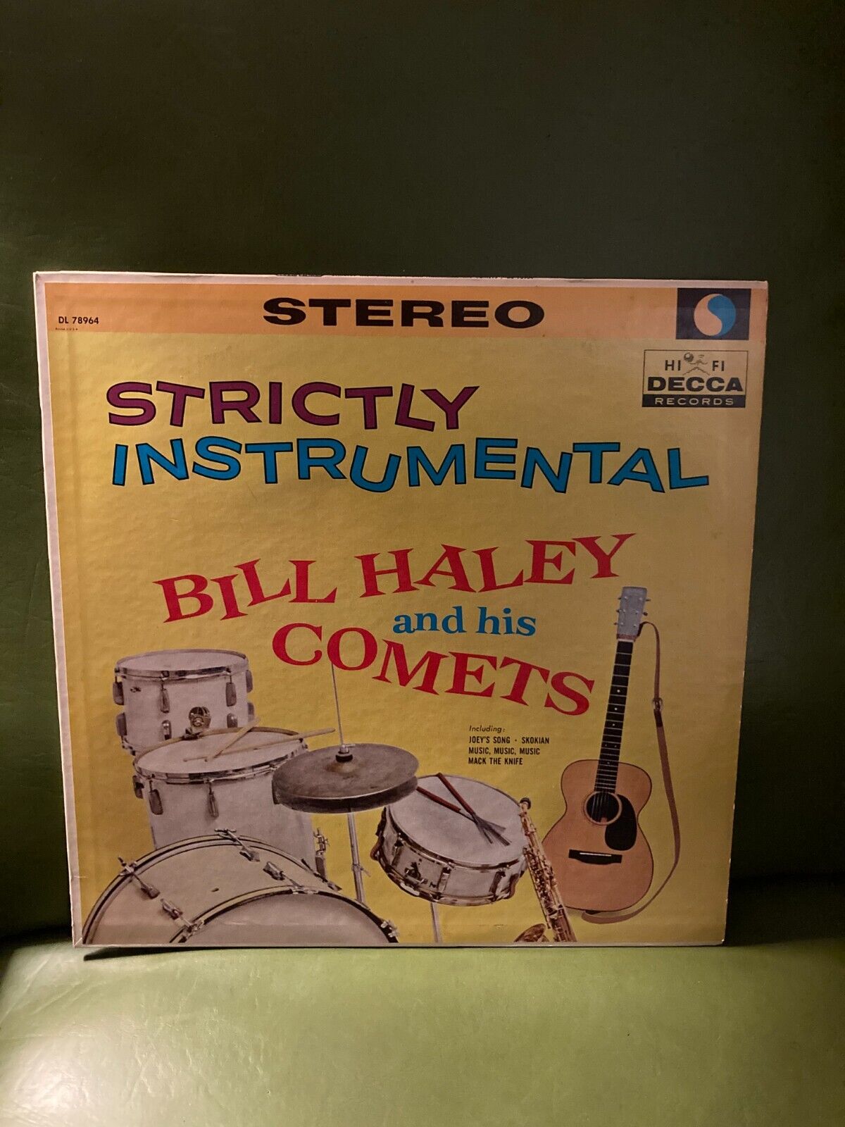 Bill Haley & His Comets - Strictly Instrumental LP Vinyl Decca Records VG+