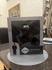 Men's Navy Bath Robe - Size: L/XL by Dashing Fine Gifts - Factory Sealed