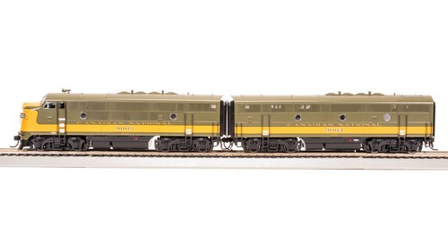 Broadway Limited 8161 HO CN EMD F3 A/B verde oliva y oro 9003/9004 | Zustand: New