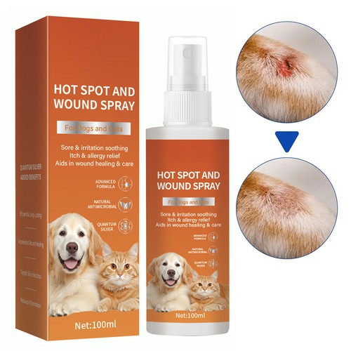 Dog Wound Spray Pet Cuts Care Solution Gentle Dog and Cat Wound Care incredible - Picture 8 of 12