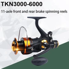 11BB Spinning Reel Fishing Reel Bait Runner Drag Heavy Duty Gear Ratio 5.2:1 #