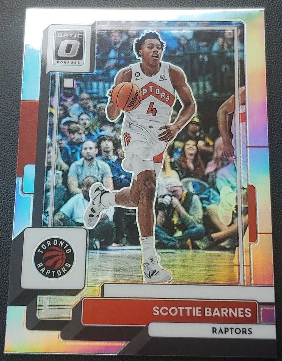 【RC 】スコッティ・バーンズ 直筆サイン Panini Donruss 2022-23 Panini Donruss Optic - Scottie Barnes #20 Holo Prizm
