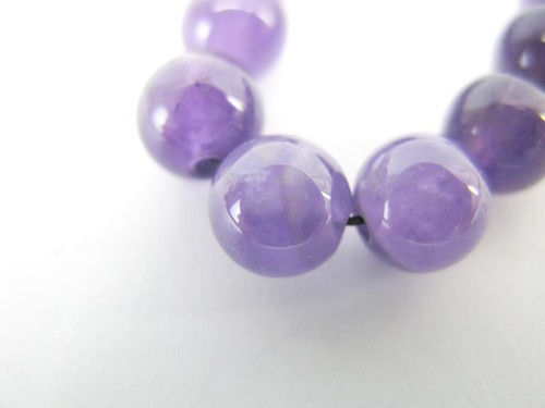 Amethyst Pyrite Halskette, echte Natursteine Heilsteine Edelsteine, Modeschmuck - Bild 8 von 10