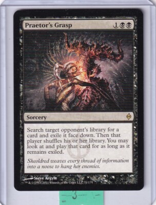 praetor cards mtg Praetor's Grasp * New Phyrexia Magic the Gathering and conquest Urabrask, Heretic Praetor (#468) (borderless)