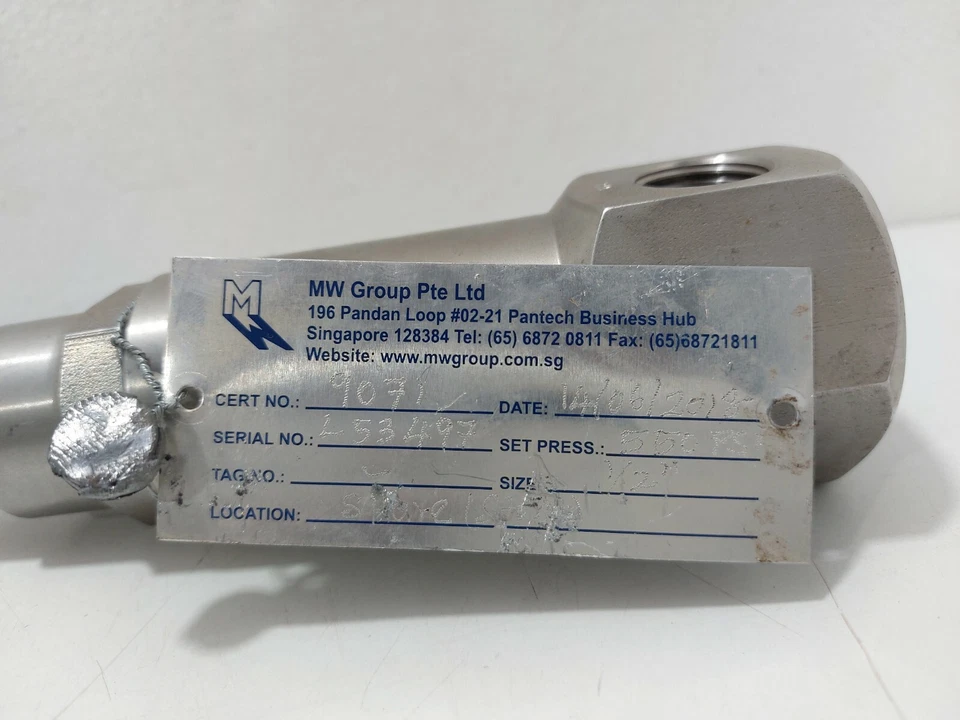 Circle Seal 5349T-4PP-550 Relief Valve - Image 2 of 4