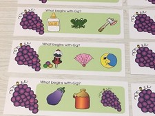 Phonics Gg - What Begins With Gg - Laminated Activity Set - Teaching Supplies