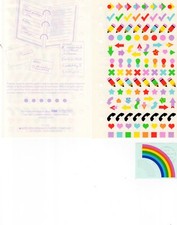 Mrs Grossman Grossman's Stickers  1995 Fundamentals Binder Sticker Sheet