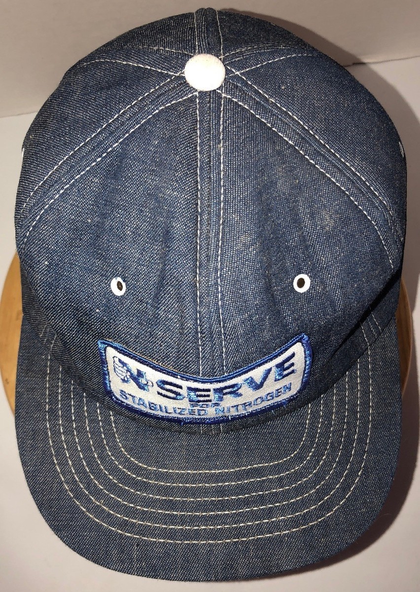Casquette Snapback Vintage Swingster USA Années 80 - Denim 'N SERVE' Pour Azote - Occasion
