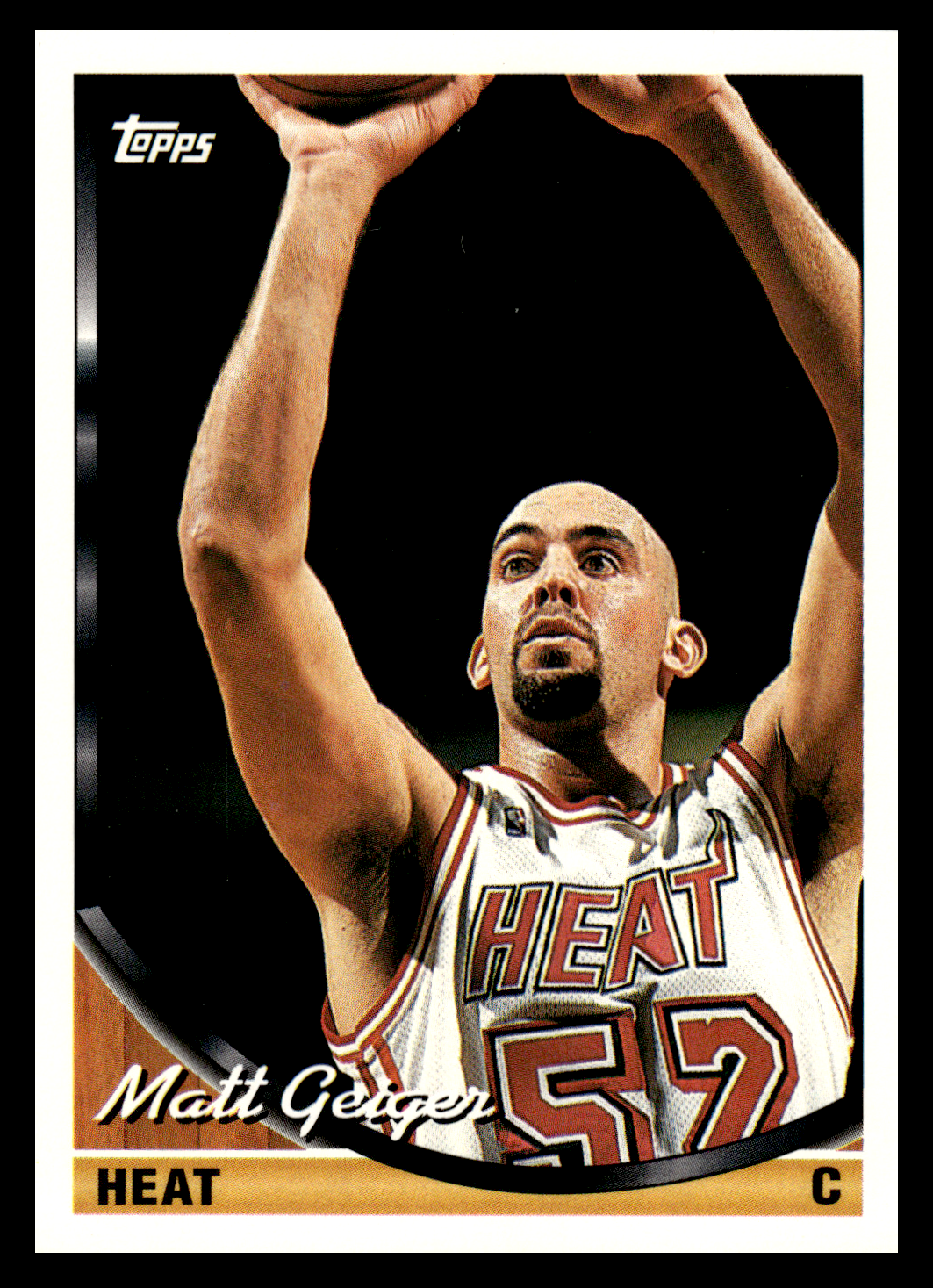 1993 Topps Matt Geiger 305 Miami Heat eBay