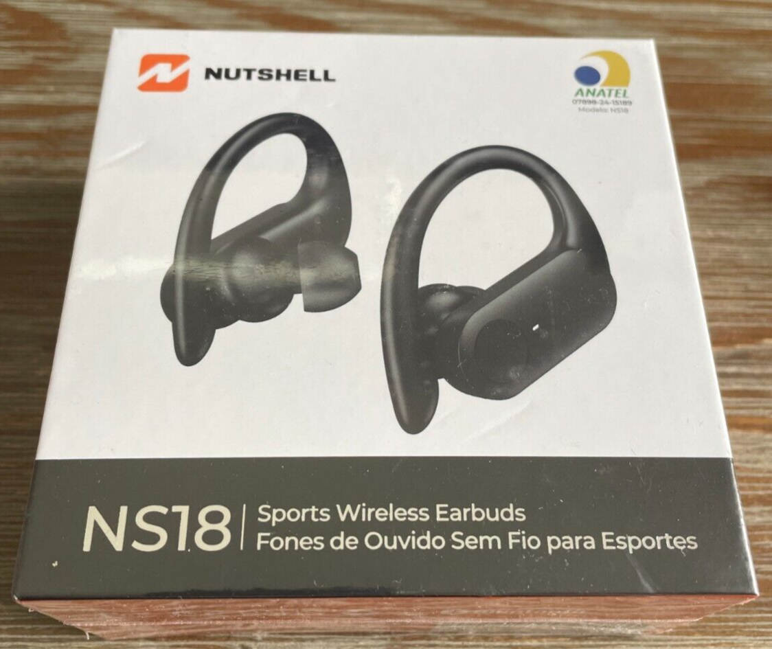 Nutshell NS18 Sports Wireless Earbuds 30hrs Playback 13mm Driver +