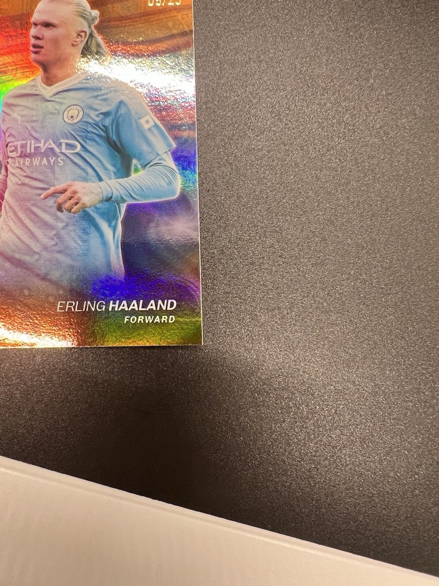 Erling Haaland - #9/25 - Orange Refractor - 2024 Topps Team