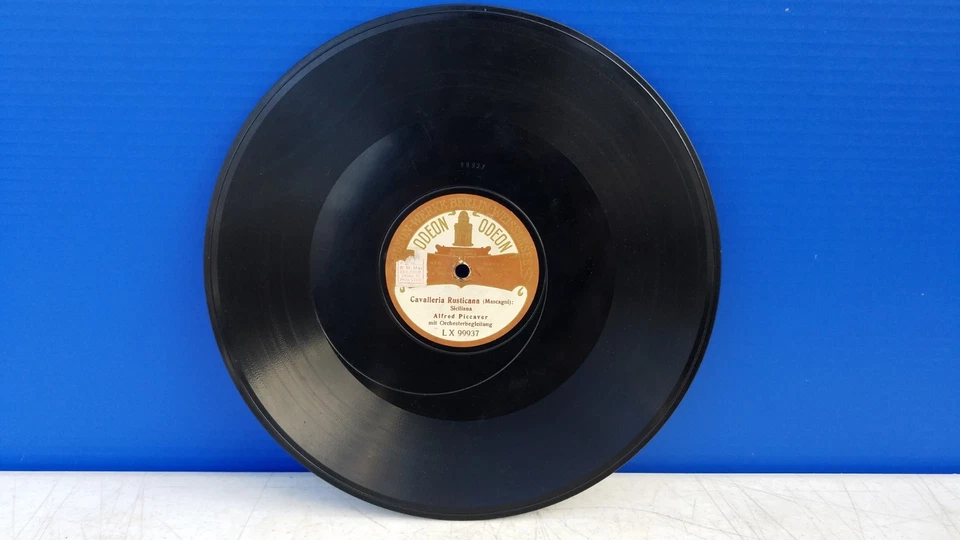 Cavalleria  Rusticana Sicilliana 78 RPM ALFRED PICCAVER Odeon Record - Image 4 of 4