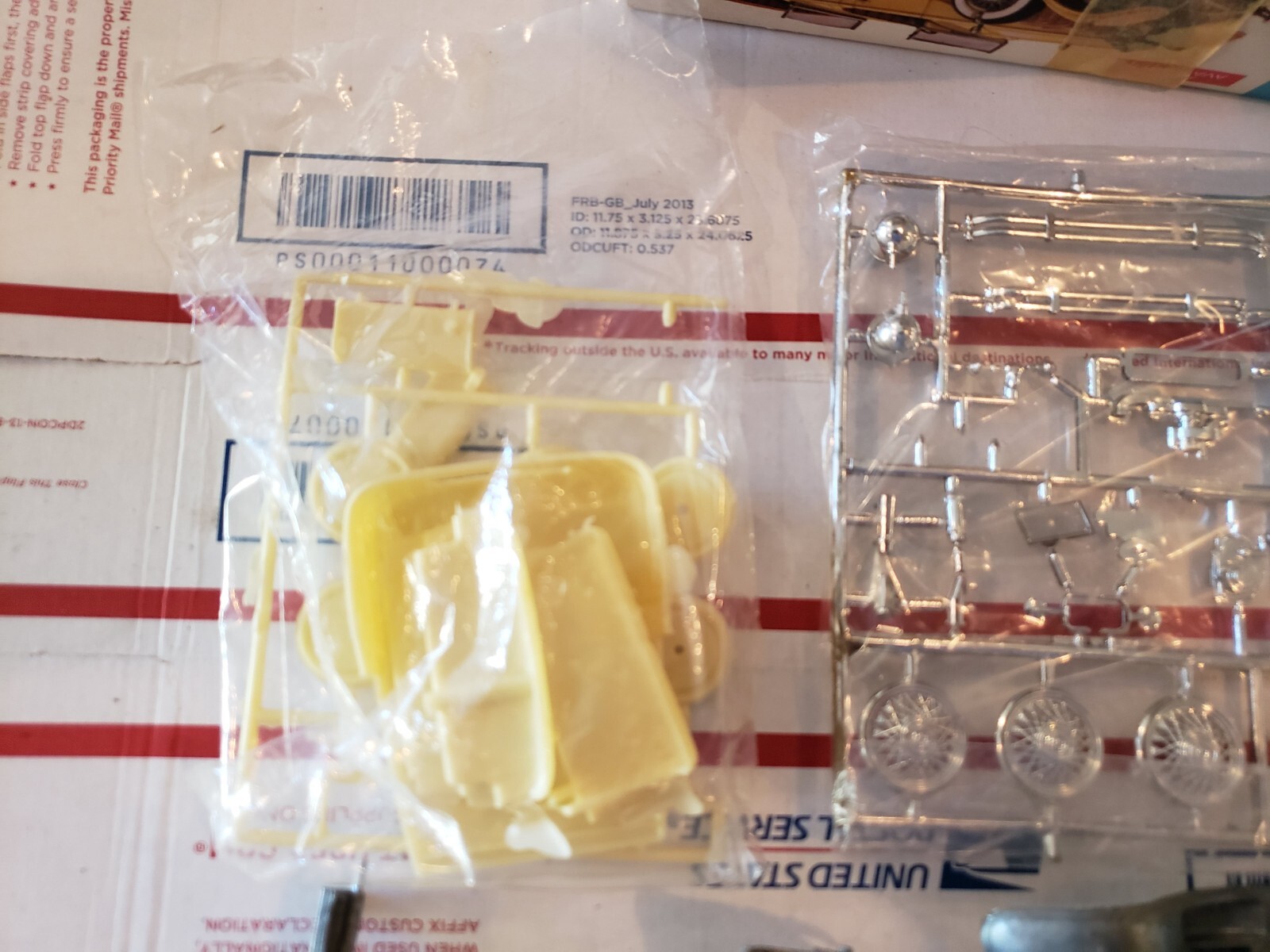 1930 Packard Dietrich Original Unbuilt Hubley Gabriel Metal Model Car