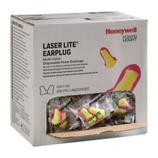 Honeywell Ear plugs Laser Lite - 200 Pairs UNCORDED Disposable Foam