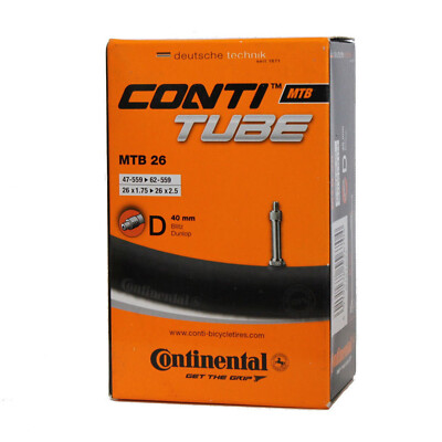 Conti Fahrrad Schlauch MTB 26x1.75/2.50'' 47/62-559 Blitzventil 40mm Continental