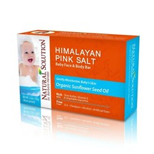 Baby Bar Soap Organic Sunflower Seed Oil & Himalayan Pink Salt 5.2 oz.
