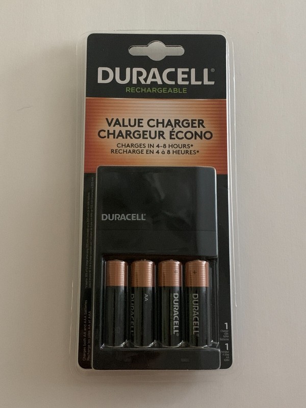 Duracell Rechargeable AA Batteries, 4 Count Pack