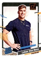 2023 Panini Donruss - Rated Rookie Portrait #45 Lukas Van Ness (RC)