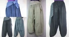 Vintage UNISEX Trousers Hippie Wide leg Harem Festival Pants Aladdin Yoga S25