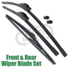 Fits Toyota RAV-4 2000-2006 Front & Rear Windscreen Wiper Blades Set 24" 19" 12"