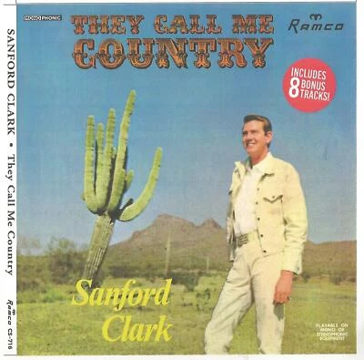 SANFORD CLARK "They Call Me Country" Ramco CD w/ 8 bonus Lee Hazlewood Waylon - Image 1 of 4