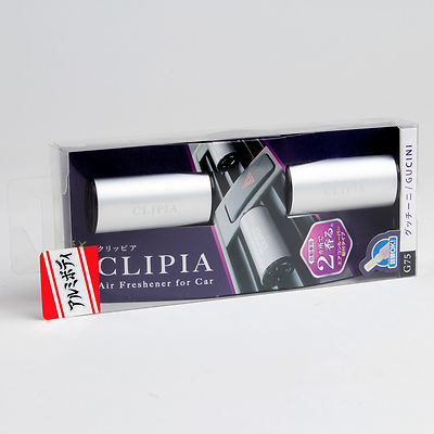 Giga Clipia 'Gucina' G75 Clip-on Air Freshener Made in Japan 056705 Silver