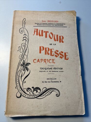 HISTOIRE DE LA PRESSE - Autour de la Presse Caprice - Photo 1/14