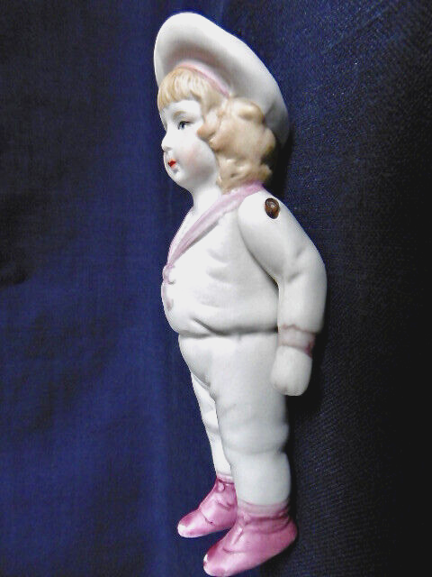 PETITE POUPÉE DE collection Tête et membres en biscuit corps en chiffon PETITE POUPÉE DE collection Tête et membres en biscuit corps en chiffon
