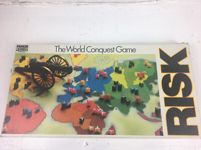 Vintage RISIKO Brettspiel Die Welteroberung Spiel von Parker Hasbro 1985