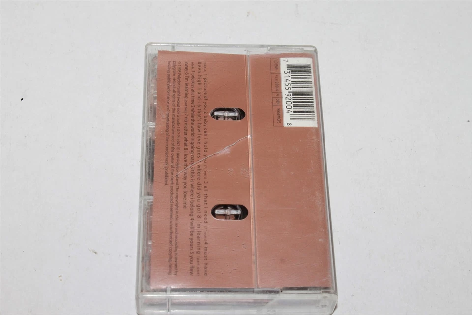 Boyzone Where We Belong Cassette Tape 1998 Polydor 559200-4 - Image 3 of 4