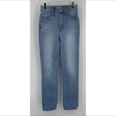 Madewell Perfect vintage full-length jeans high rise mom tapered leg women 25