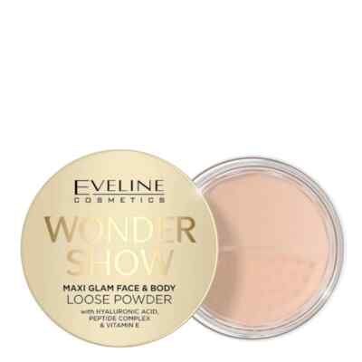 Eveline Wonder Show Maxi Glam Loose Powder Face Body Illuminating Powder Vegan