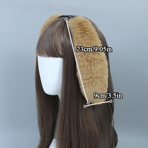 1Pcs Women Plush Long Rabbit Ears Hair Hoop Girls Headband Party Cosplay Wear - Bild 8 von 34