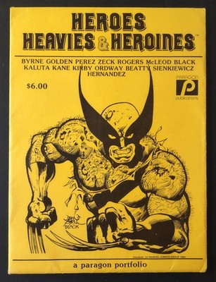 HEROES, HEAVIES & HEROINES 1981 PORTFOLIO-13 PLATES-BYRNE, KIRBY, ZECK, KALUTA!