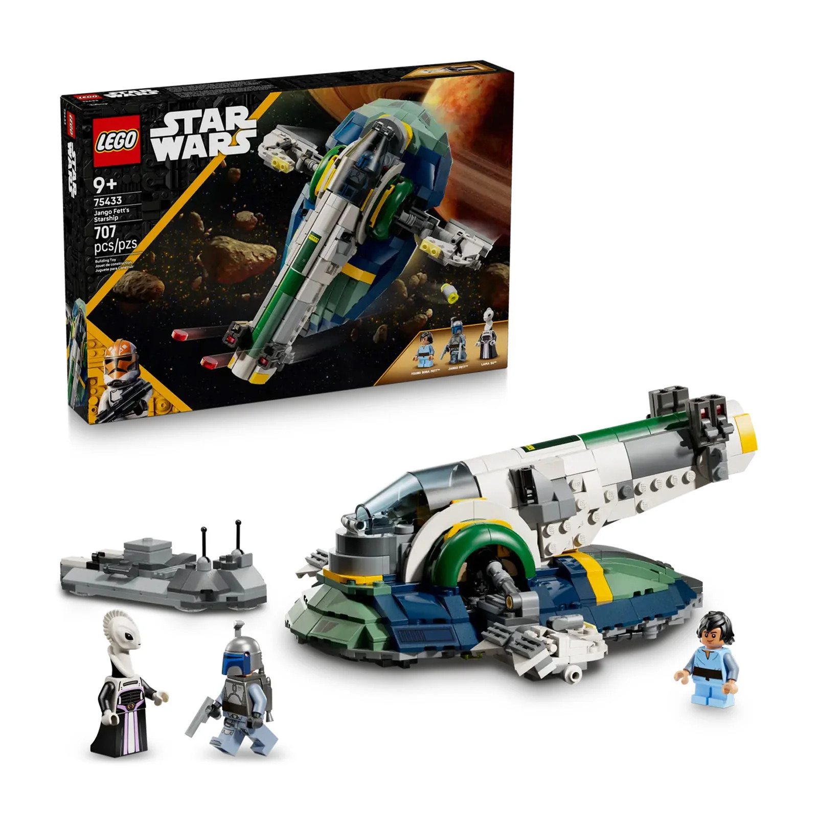 Lego star wars 75433 - astronave jango fett con 3 minifigure 9+ - Immagine 2
