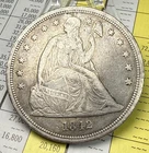 1842 Seated Liberty Dollar $1 -XF Details- 185k Mintage Better Date US 90% Type