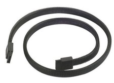 Silverstone SST-CP07 SATA III 180 to 180 Deg 500mm Non-scratch Cable in Black