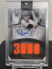 2021 topps luminaries baseball Ichiro Suzuki  Patch Auto 1/15