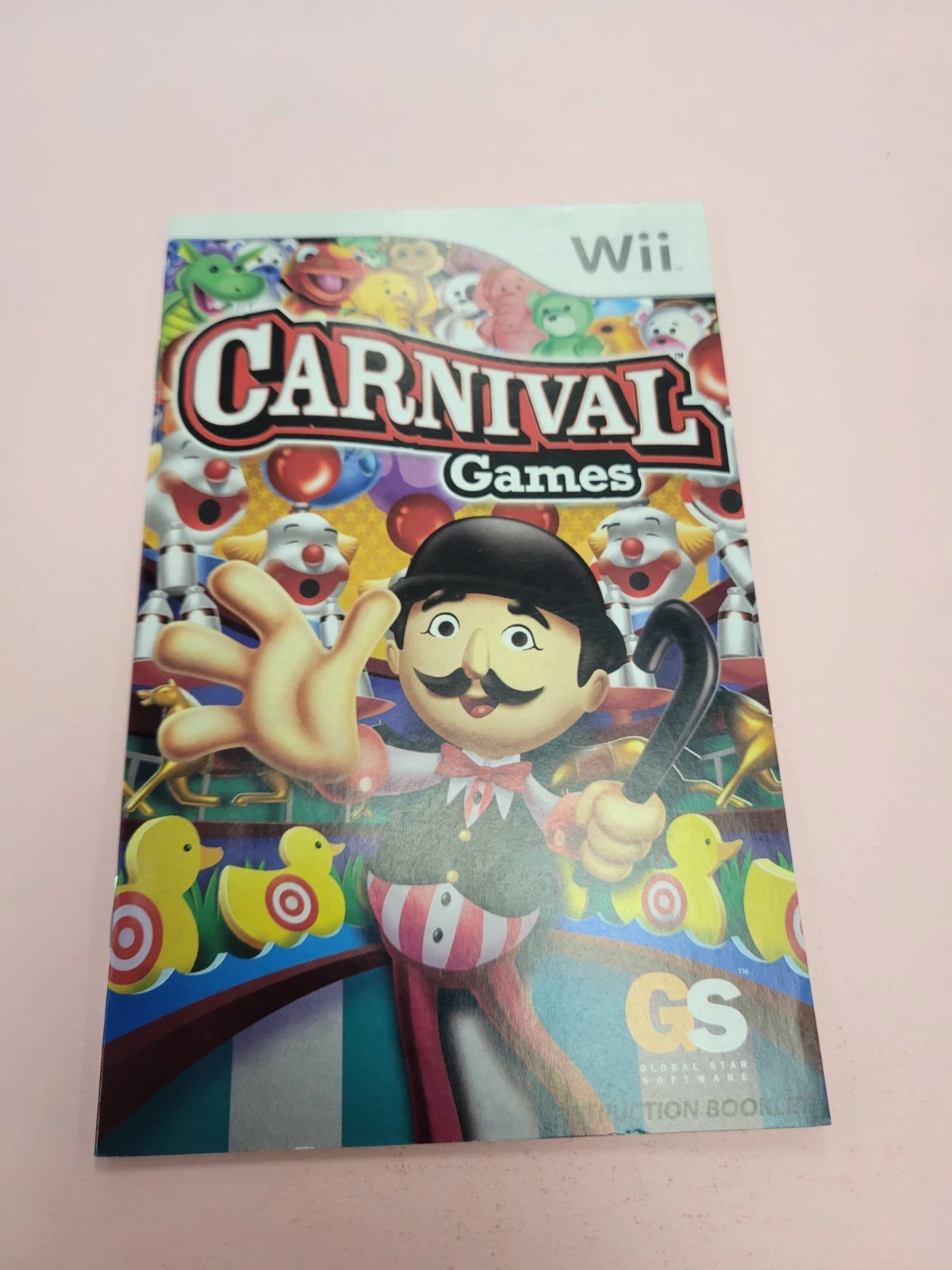 Nintendo Wii Manual Only Carnival Games