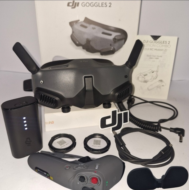 DJI Goggles 2 + Controller For DJi Avata/2, DJi FPV Drone, Mini 3/4 pro + More..