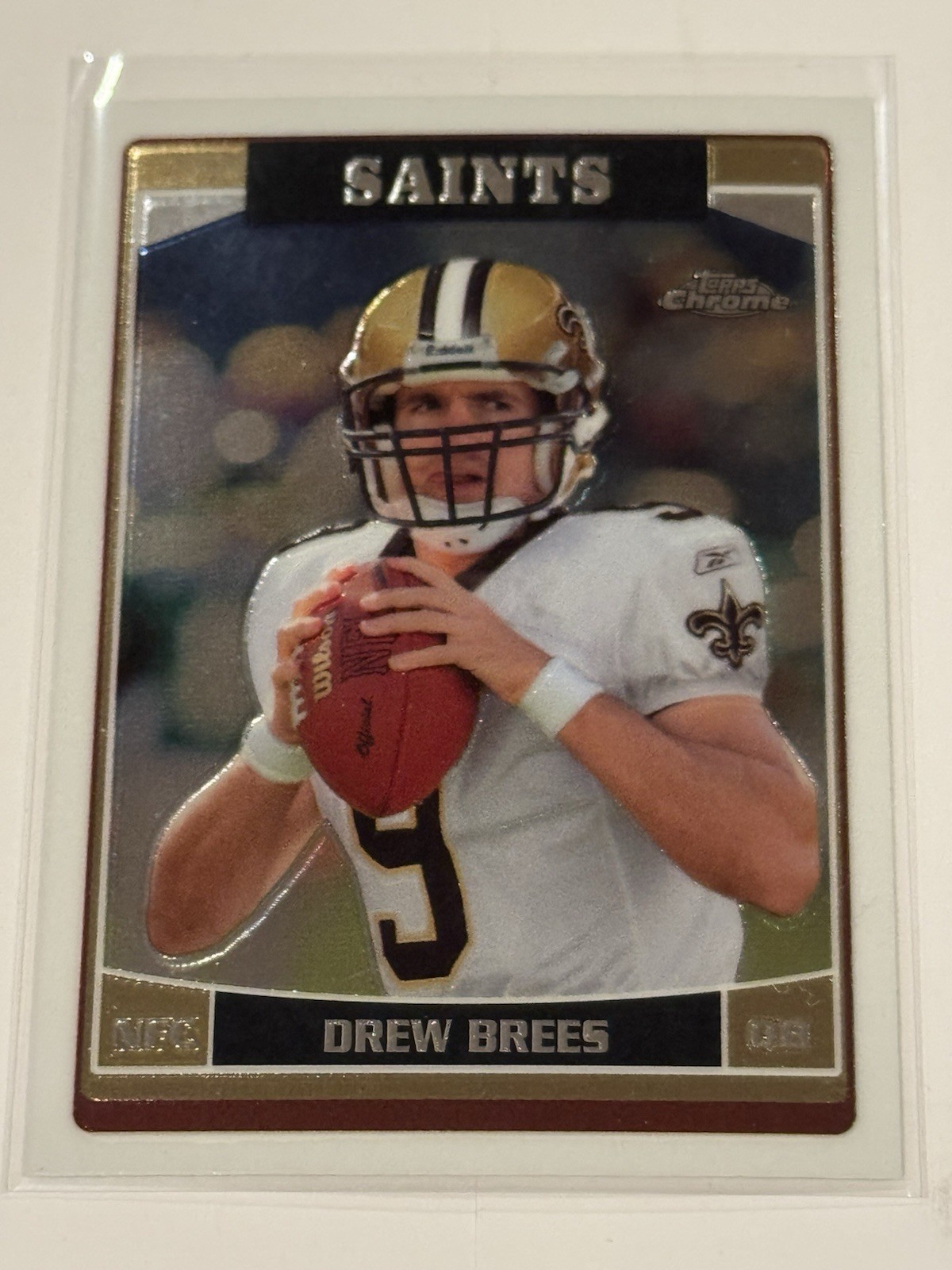 2006 Topps Chrome Drew Brees #155 NO Saints-Chargers HOF