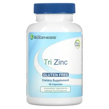 2 X Nutra BioGenesis, Tri Zinc, 90 Capsules