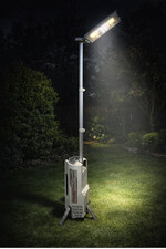 Mobiler Solar Generator 1000W Power Station mit LED Lichtmast …
