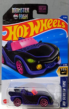 Hot Wheels - 2025 HW Screen Time 1/10 Monster High Ghoul Mobile 3/250 BBHYX62