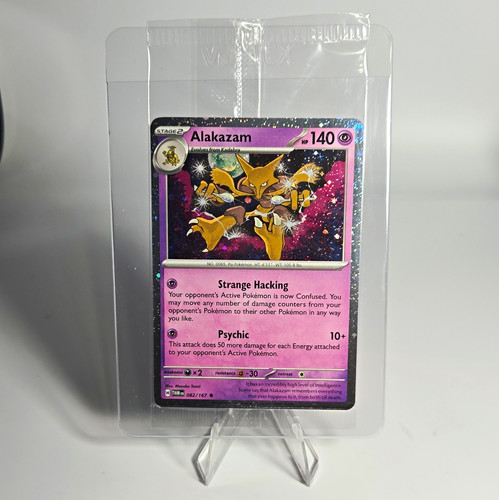 Pokemon Alakazam 82/167 Twilight Masquerade Cosmos Holo 2025 Sealed