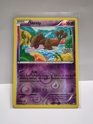 Skrelp 63/122 XY - BREAKpoint Reverse Holo Pokemon TCG Card [ENG]