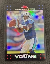 2007 Topps Chrome Football #TC119 Vince Young Refractor Tennessee Titans