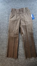 Vintage 1970s Pendleton Dress Pants Mens 31x29 Brown NOS Western Wool USA