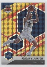 2020 Panini Mosaic Choice Fusion Red & Yellow Prizm 28/88 Jordan Clarkson #2 5ub